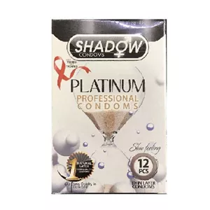 کاندوم شادو مدل تنگ کننده Platinum بسته 12 عددی