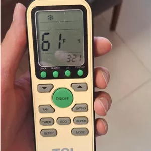 کنترل کولر گازی تی سی ال فابریک جدید