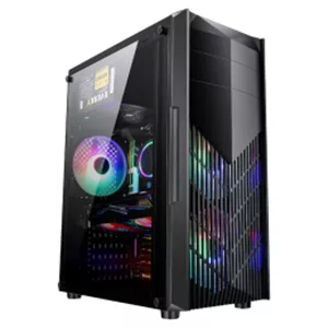 کیس گیمینگ اوسکی مدل Black Knight درب شیشه ای برند Evesky