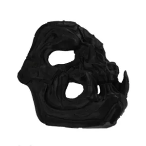 ماسک نیم صورت سامورایی گوست آو سوشیما مشکی Ghost of Tsushima Samurai Mask