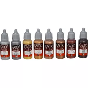 ست ۸ عددی رنگ والجو مدل Game Metallic Colors کد 72.290 حجم 17ml