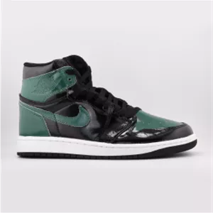 کفش Nike Air Jordan 1 High OG ورنی سبز-مشکی | چرم براق Patent Leather