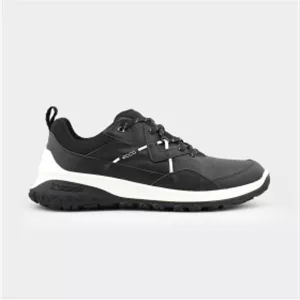 کفش چرم اکو مدل یو ال تی تی آر ان زیره میشلن رنگ مشکی ECCO ULT-TRN Black Leather Shoe with Michelin Sole