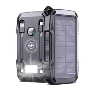 پاوربانک خورشیدی و وایرلس ایشاین مدل ESHINE ES916S ظرفیت 10000mAh توان 22.5W