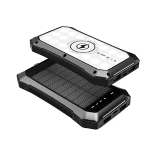 پاوربانک خورشیدی و وایرلس ایشاین مدل ESHINE ES986S ظرفیت 10000mAh توان 10W