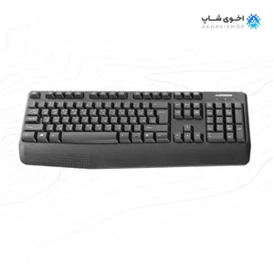 کیبورد گیمینگ گرین مدل GK-306W با نورپردازی RGB و ظاهر مدرن