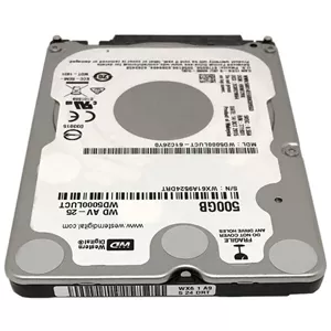 هارد لپ تاپ وسترن 2.5 اینچ دیجیتال Western Digital 500GB استوک