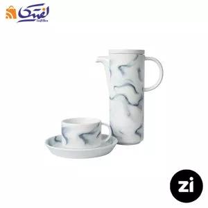 سرویس چای خوری 4 نفره بلو استون ZI فرم اس 10 پارچه