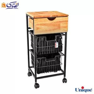سبد سیب زمینی و پیاز یونیک 3 طبقه کشو دار UN-2904