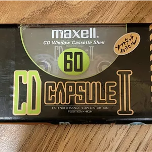 کاست خام کروم مکسل Maxell Capsule II 60