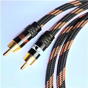 کابل ۱ به ۱ RCA حرفه ای (مناسب ساب ووفر) Nakamichi
