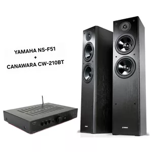 ست آمپلی فایر کانوارا و اسپیکر استند یاماها CANAWARA-YAMAHA