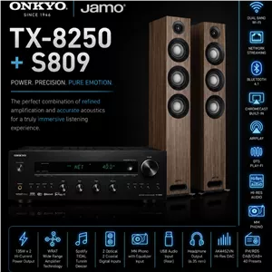 ست آمپلی فایر انکیو TX-8250و جامو S809