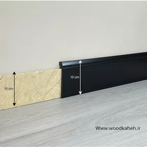 قرنیز کاور سنگ رنگ مشکی