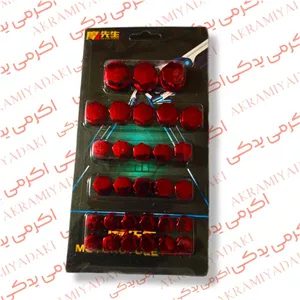 آینه سر فرمان موتورسیکلت مدل وزنه دار مجموعه 2 عددی کد 07210542