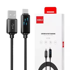 کابل شارژ USB-A به تایپ سی هیسکا مدل LX-19AC