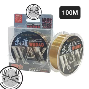 نخ ماهیگیری سیماگو مدل وکس(WAX) حلقه ۱۰۰ متری رنگ طلایی