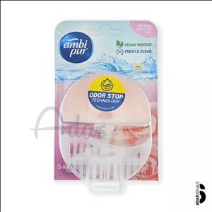 خوشبوکننده چندمنظوره توالت فرنگی Ambi Pur بریتانیا | با رایحه رز وحشی و گریپ‌فروت صورتی