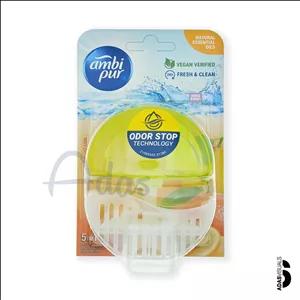 خوشبوکننده چندمنظوره توالت فرنگی Ambi Pur بریتانیا | با رایحه‌ مرکباتی و انرژی‌بخش لیمو و نارنگی