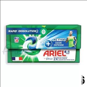 کپسول لباسشویی 4 در 1 آریل فرانسه | بسته 28 عددی مناسب انواع لباس ها