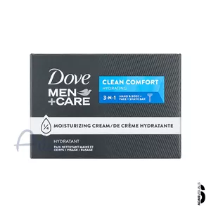صابون کرمی مردانه داو آمریکا مدل Clean Comfort | شوینده ۳ در ۱ صورت، بدن و مناسب اصلاح