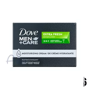 صابون کرمی مردانه داو آمریکا مدل Extra Fresh | شوینده صورت و بدن با رایحه انرژی‌بخش و طراوت‌بخش