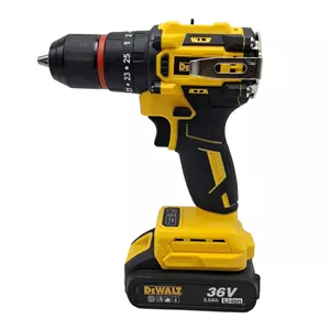 دریل چکشی شارژی صنعتی براشلس 13 میلی متری 36 ولت دیوالت مدل 36V کد 1