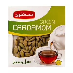 هل سبز 10 گرم مصطفوی بسته 24 عددی عمده