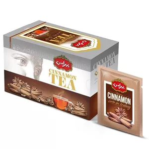 چای سیاه دارچینی کیسه ای بهرامن بسته 25 عددی