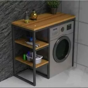 استند لباسشویی چوب فلز آتریسا