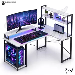 میز گیمینگ چوب و فلز مدل پرنیا