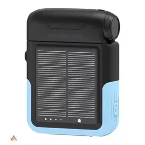 پاوربانک خورشیدی پاورولوژی ظرفیت 10000mAh با چراغ‌قوه جداشونده مدل Powerology Santé PPBDS05