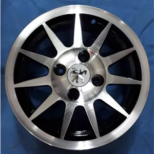 رینگ فابریک سایز ۱۴×۶.۵ (۱۰۸×۴) ۱۱ پر رخ مشکی