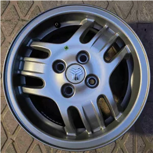 رینگ فابریک سایز ۱۴×۵.۵ (۱۰۰×۴) AS۰۰۵ نقره ای اروند