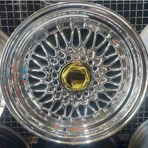 رینگ اسپرت سایز ۱۶×۷ (۱۰۸×۴) کروم زنبوری BBS