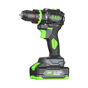 دریل شارژی پی ای پی 20 ولت چکشی براشلس دو باتری مدل BD-2015