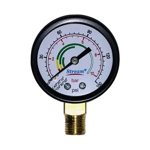 گیج فشار استریم 10 بار 5 سانتی مدل P-0103