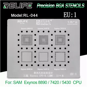 قیمت و خرید شابلون آی سی RELIFE RL-044 EU1 exynos CPU BGA stencils 0.12mm