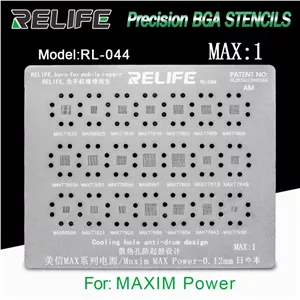 قیمت و خرید شابلون آی سی  RELIFE RL-044 MAX1 BGA stencils / MAX /0.12MM