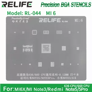 قیمت و خرید شابلون آی سی RELIFE RL-044 MI6 Qualcomm 636/660 CPU BGA stencil/0.12MM
