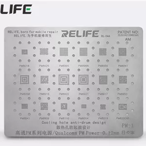 قیمت و خرید شابلون آی سی RELIFE RL-044 PM1 BGA stencils /PM/0.12MM