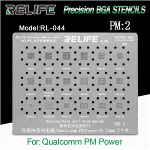 قیمت و خرید شابلون آی سی RELIFE RL-044 PM2 BGA stencils /PM/0.12MM