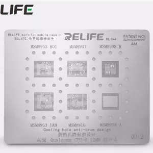 قیمت و خرید شابلون آی سی RELIFE RL-044 QU2 BGA stencils / CPU/0.12MM