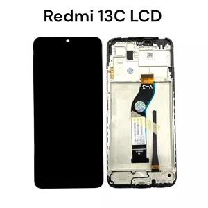 قیمت و خرید تاچ و ال سی دی شیامی با فریم  LCD REDMI 13C-poco c65 with frame xiaomi