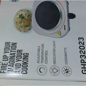 اجاق گاز برقی جیپاس مدل GHP32023 ا Geepas Stainless Steel Single Hot Plate GHP32023