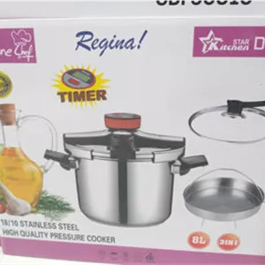زودپز 8 لیتری سر کلیپسی تایمر دار دسینی اصل 3کاره