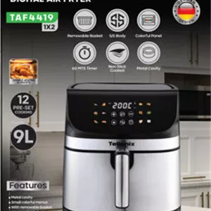 سرخ کن بدون روغن 9 لیتری دو المنت تلیونیکس مدل TAF4419
