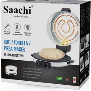 نان و پیتزا پز ساچی 40 سانتی متری مدل NL-RM-4980GT-WH، سفید