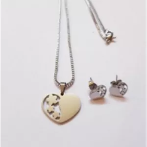 نیم ست قلب و گل آمیتیس