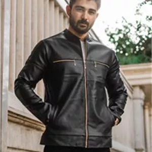 كاپشن چرم مردانه مدل SERGIO